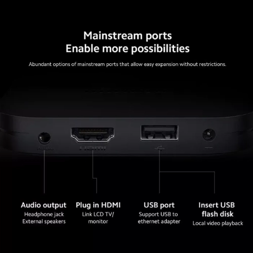 ТВ-приставка Xiaomi Mi Box S 2 Gen, черный